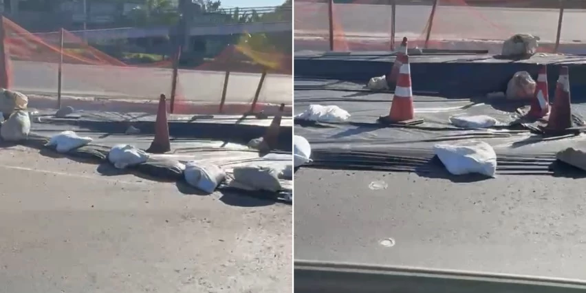 BR-324 segue com desvio enquanto DNIT investiga afundamento da pista