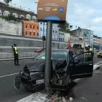 Acidente com poste mobiliza Samu e Transalvador na Avenida Contorno