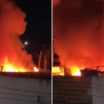 Casa fica destruÃ­da apÃ³s incÃªndio no bairro Nova Ferradas, em Itabuna