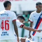 Jogadores do Bahia em campo