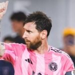 Lionel Messi com a camisa do Inter Miami