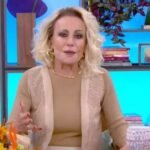Ana Maria Braga no estúdio do Mais Você