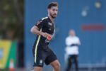 Martinelli em treino da Seleção Brasileira