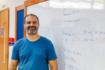 Professor em sala de aula