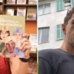 Manuela Dias com o livro Heroínas da Independência