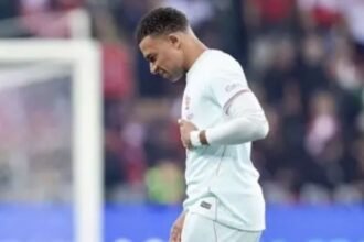 Kylian Mbappé em campo