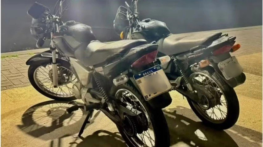 Motocicletas apreendidas em Salvador