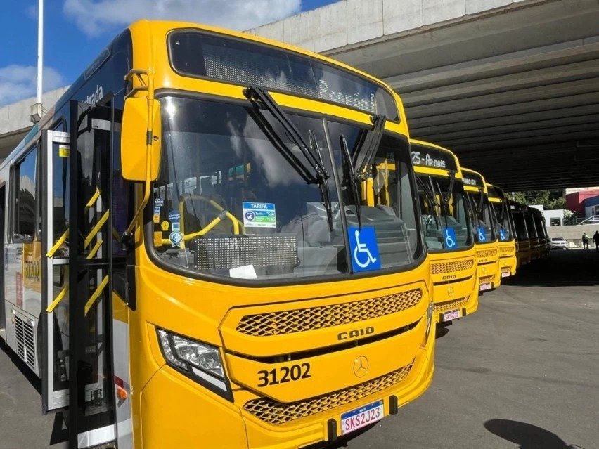 Ônibus do transporte coletivo de Salvador