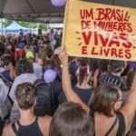 Mulheres em ato contra a violência