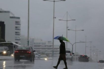Céu nublado em Salvador