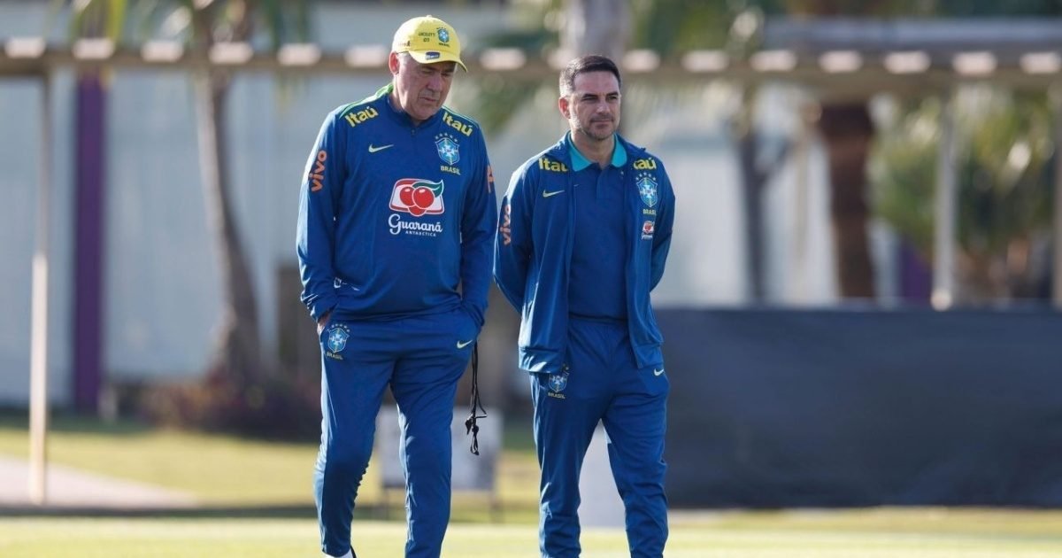Treino da Seleção Brasileira