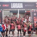 Corredores em prova de rua