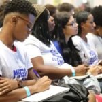 Estudantes em aulão preparatório