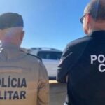 Viaturas das polícias Civil e Militar
