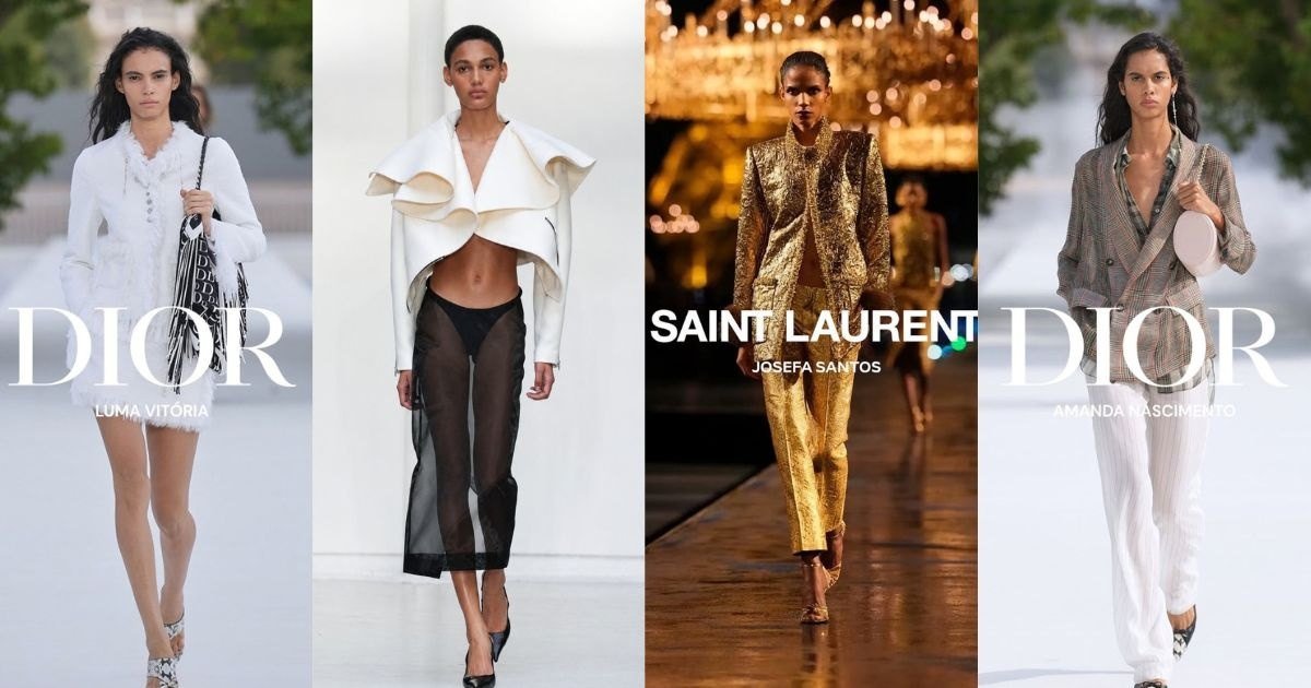 Modelos baianas em passarelas de Paris