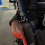 Policial civil armado durante operação