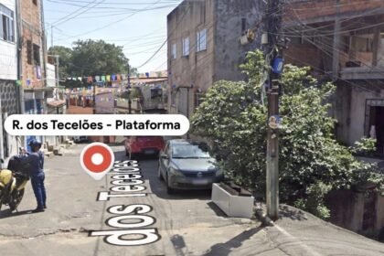 Rua dos Tecelões, em Plataforma