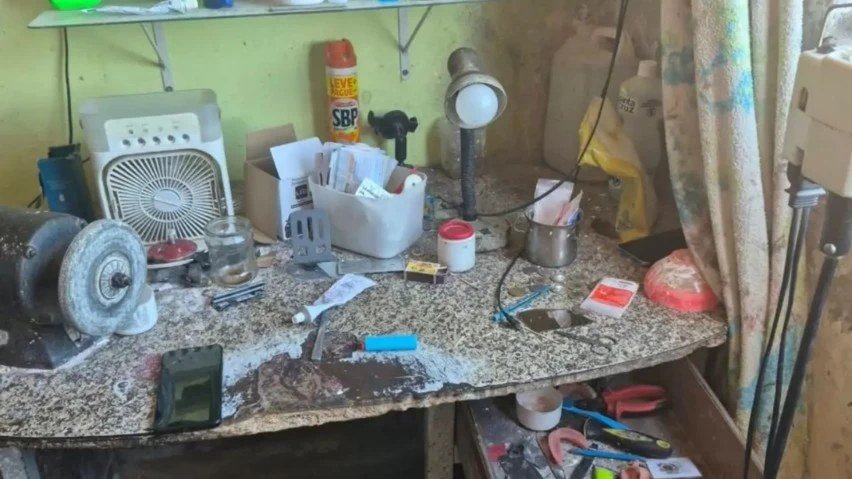 Material odontológico apreendido