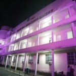 Hospital Aristides Maltez iluminado de rosa