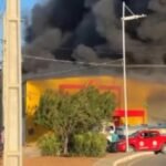 Fumaça de incêndio em Irecê