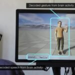 Tela mostra avatar digital controlado por atividade cerebral