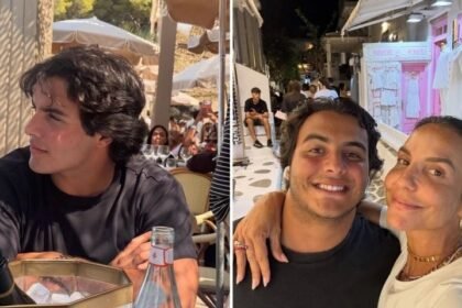 Ivete Sangalo e o filho Marcelo