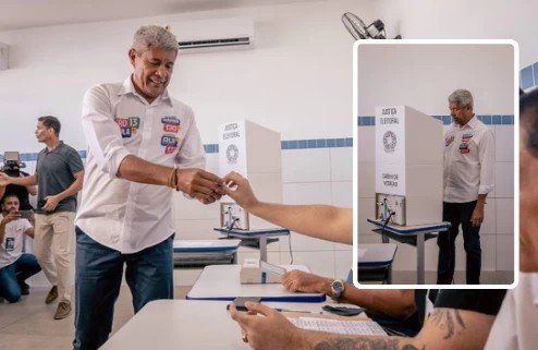 Jerônimo Rodrigues vota em Salvador