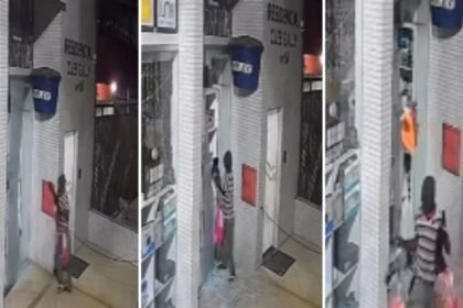 Imagem de câmera de segurança em Itabuna