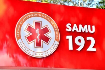 Fachada com o logotipo do Samu 192