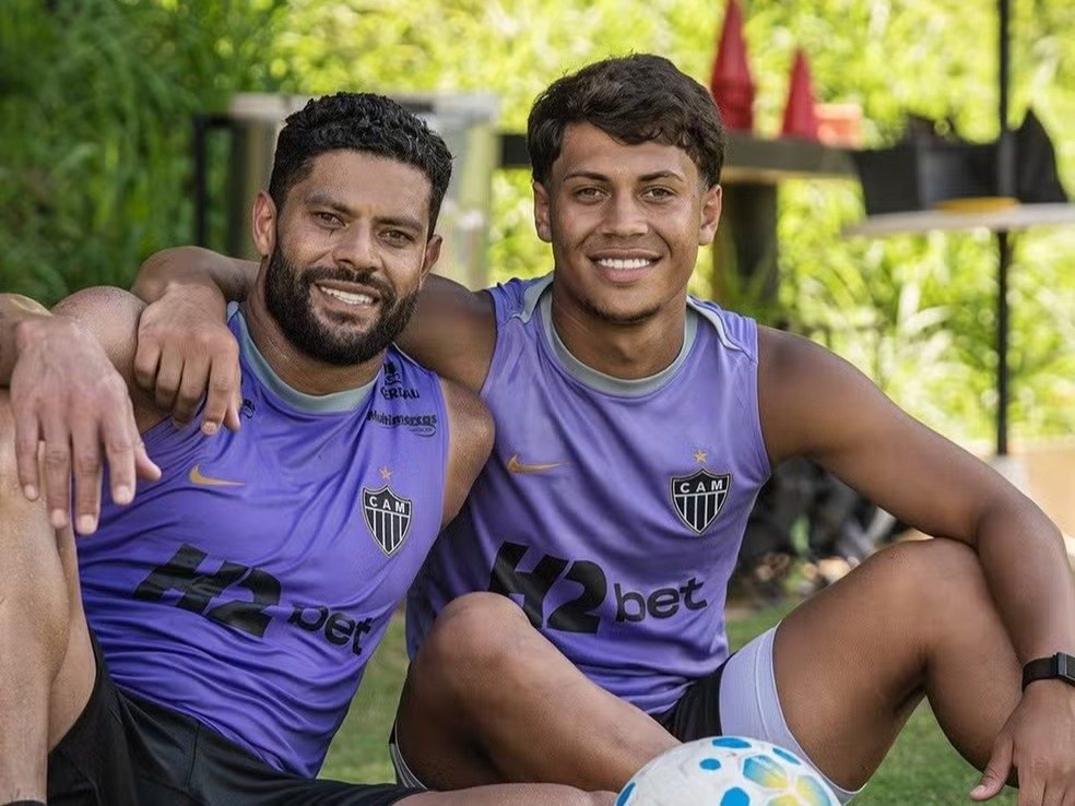 Hulk e o filho Ian Ângelo