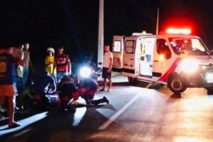 Socorro a motociclista na BA-120