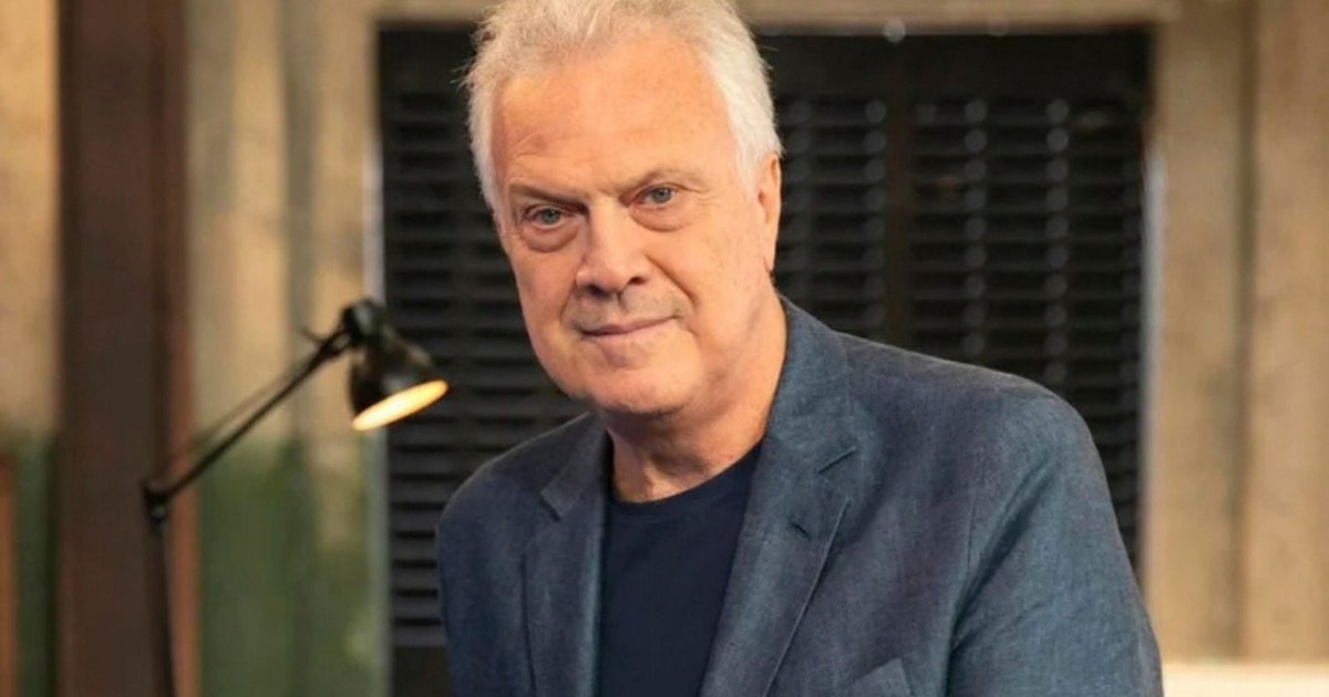 Jornalista Pedro Bial durante entrevista