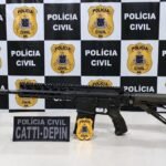 Fuzil apreendido em Ilhéus