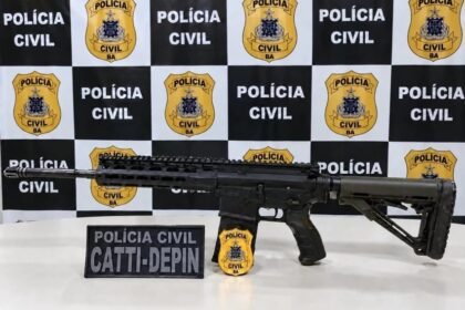 Fuzil apreendido em Ilhéus
