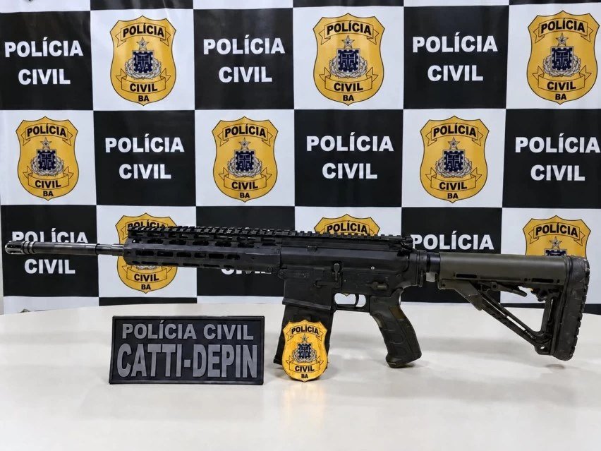 Fuzil apreendido em Ilhéus