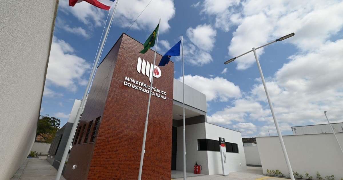 Fachada de prédio do Ministério Público da Bahia